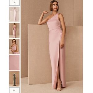 BHLDN Dylan Satin Charmeuse Maxi Dress